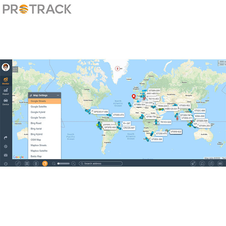 Флотқа арналған GPS бақылау бағдарламасының онлайн платформасы