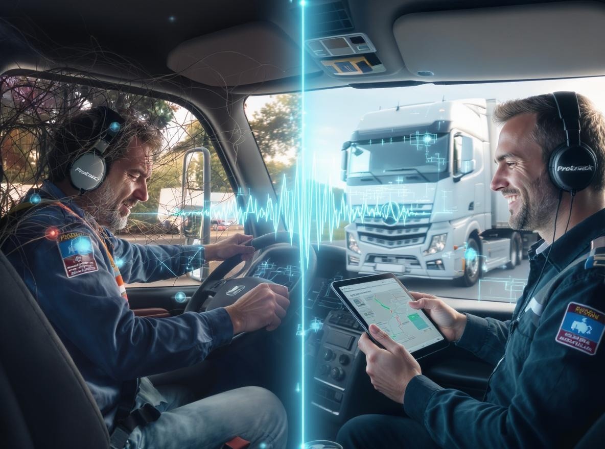 Protrack GPS бақылау технологиясымен жүк көлігінің жүргізушісін арттыру